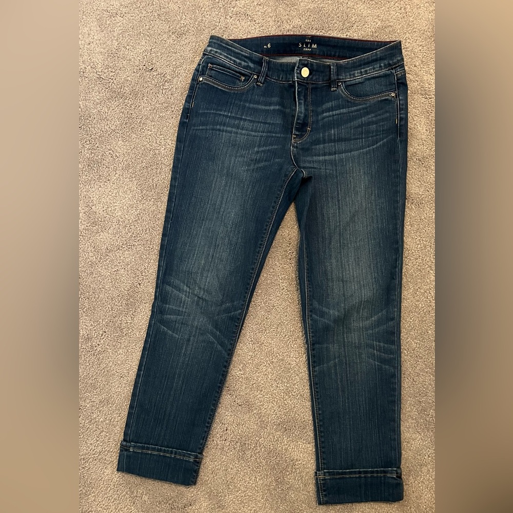 White House Black Market The Slim Crop Jeans